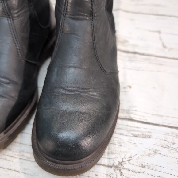 Dr. Martens Black Leather Chelsea Boots  – Women 8 - Picture 2 of 10